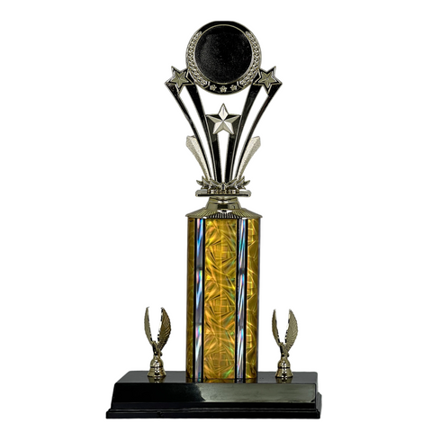 Trofeo de Tubo con Figura Serie 441 de Estrella Holder